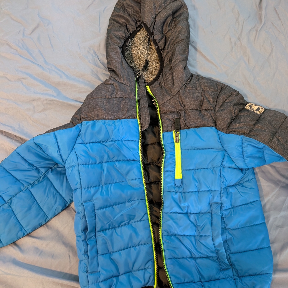 ZeroXposur Blue and Black Kids Puffer Jacket